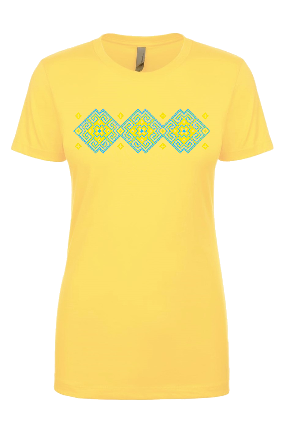 Female fit t-shirt "Vortex" yellow