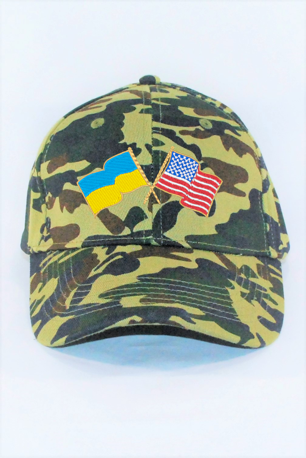 Embroidered bill cap "Ukrainian-American"