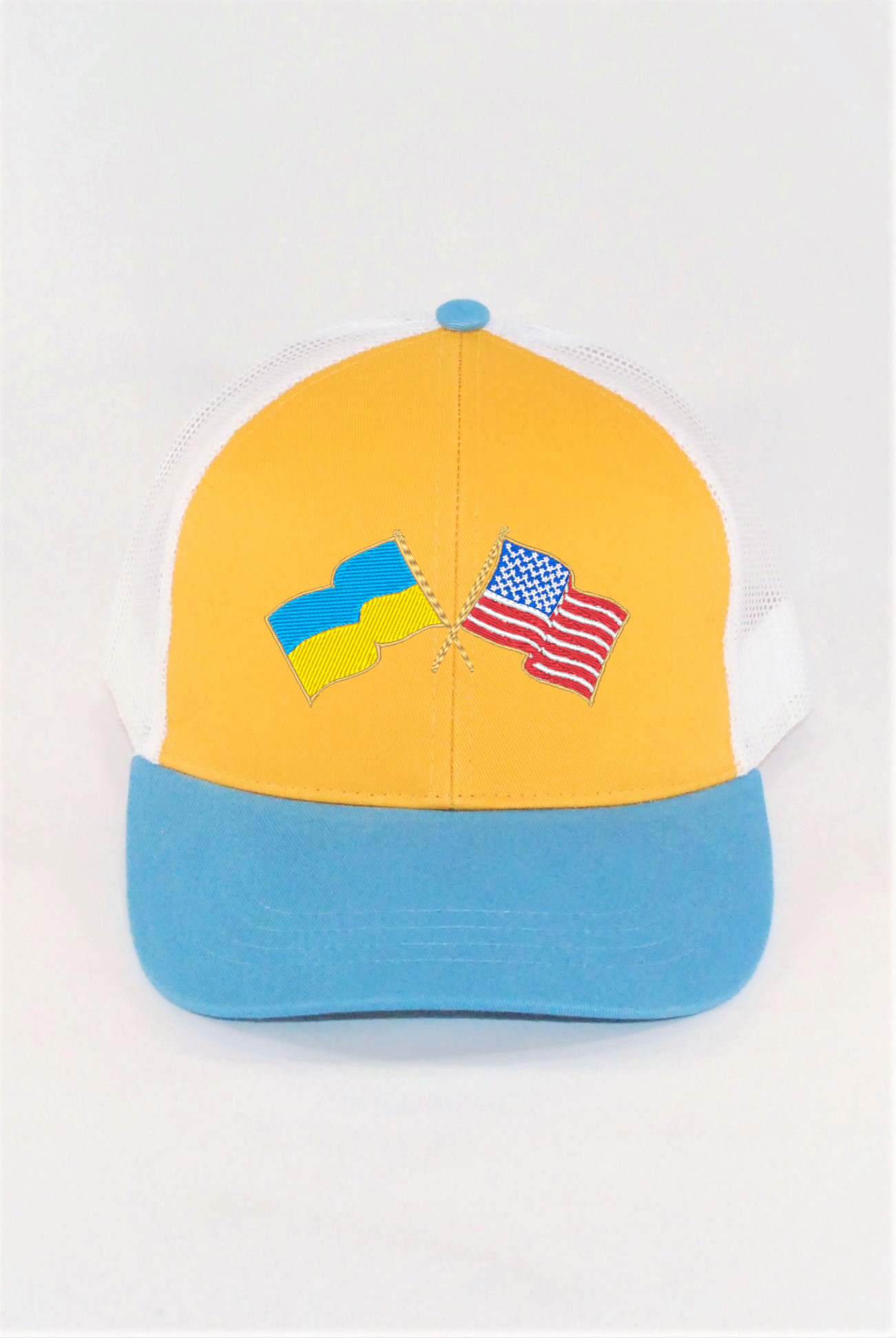 Embroidered bill cap "Ukrainian-American"