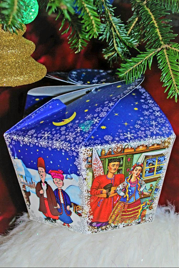 Christmas gift box "Dykanka"