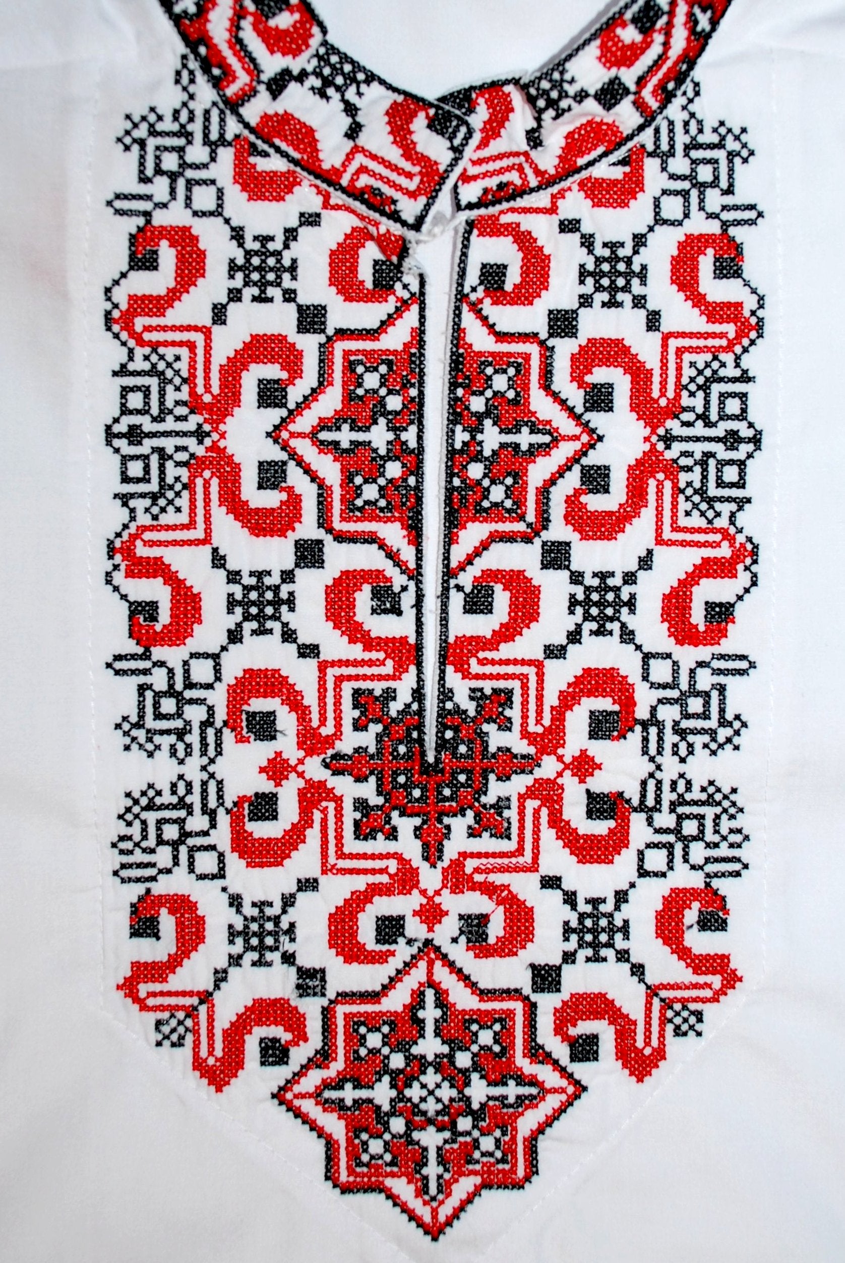 Boys' Vyshyvanka with red embroidery