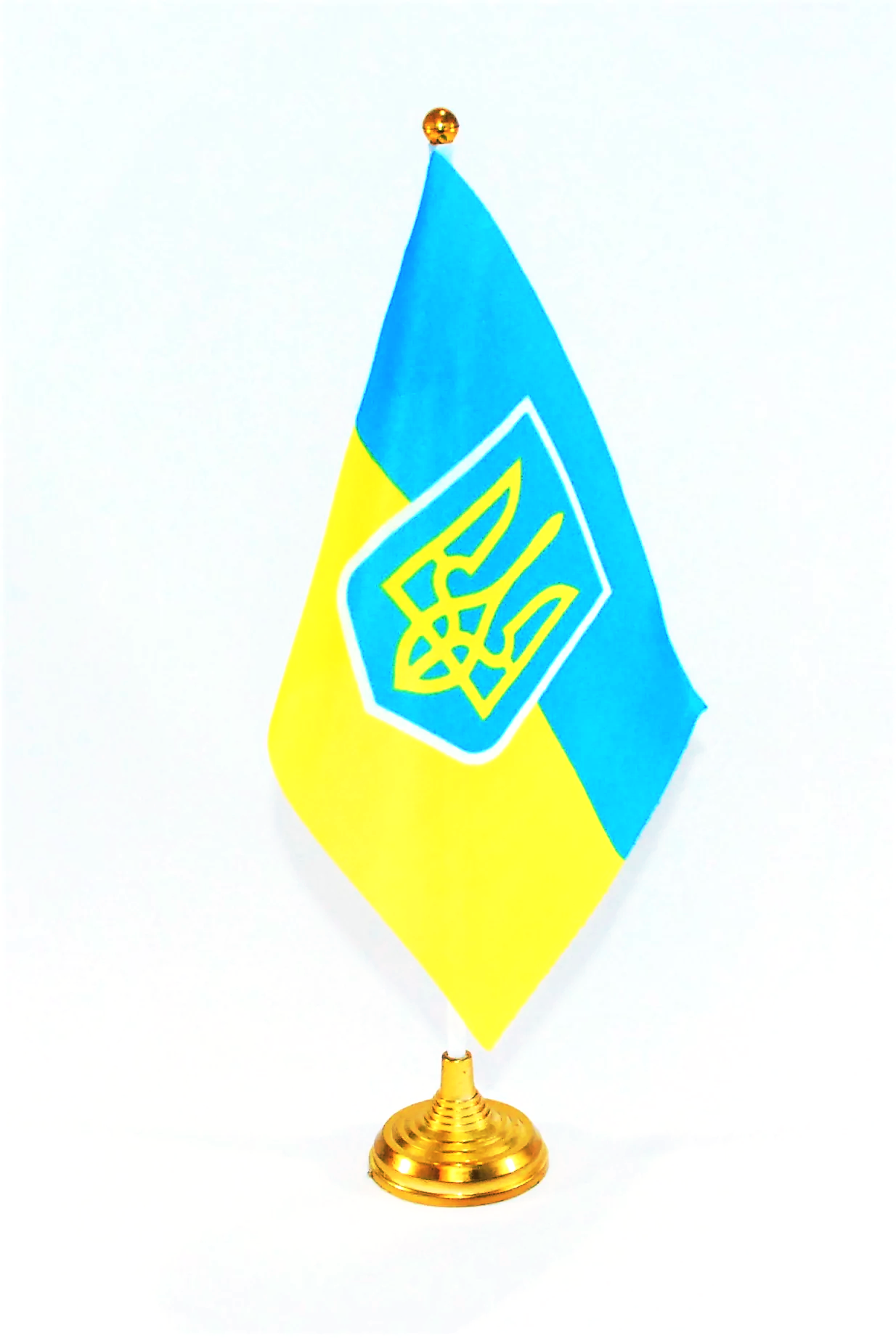 Ukrainian desk flag 8" - 5"