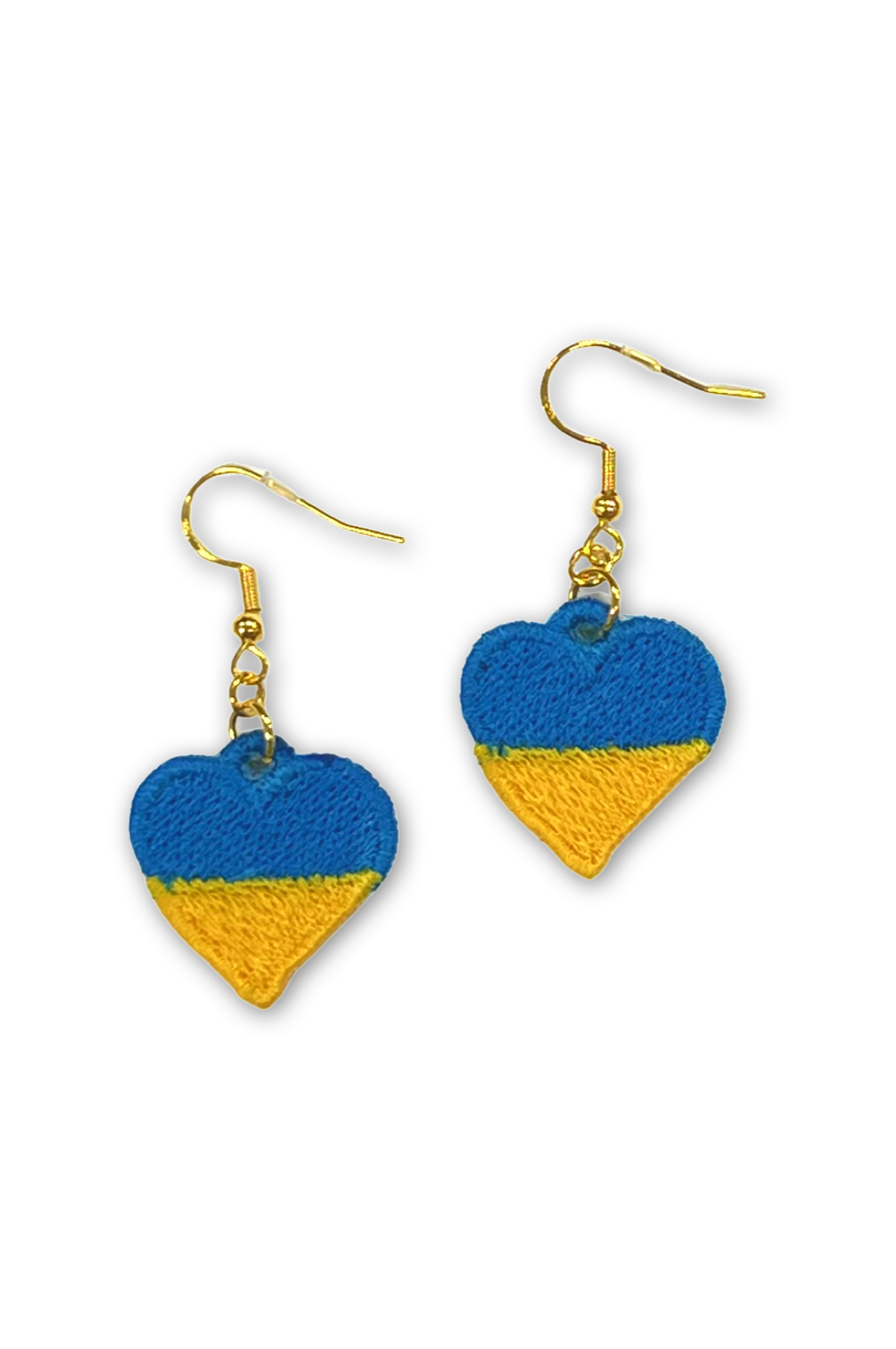 Lace earrings "Ukie heart"