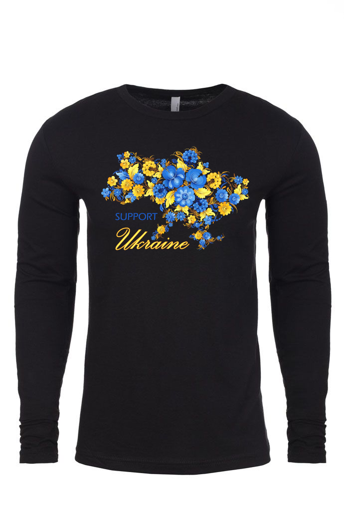 Adult long sleeve shirt "Petrykivka Ukraine"