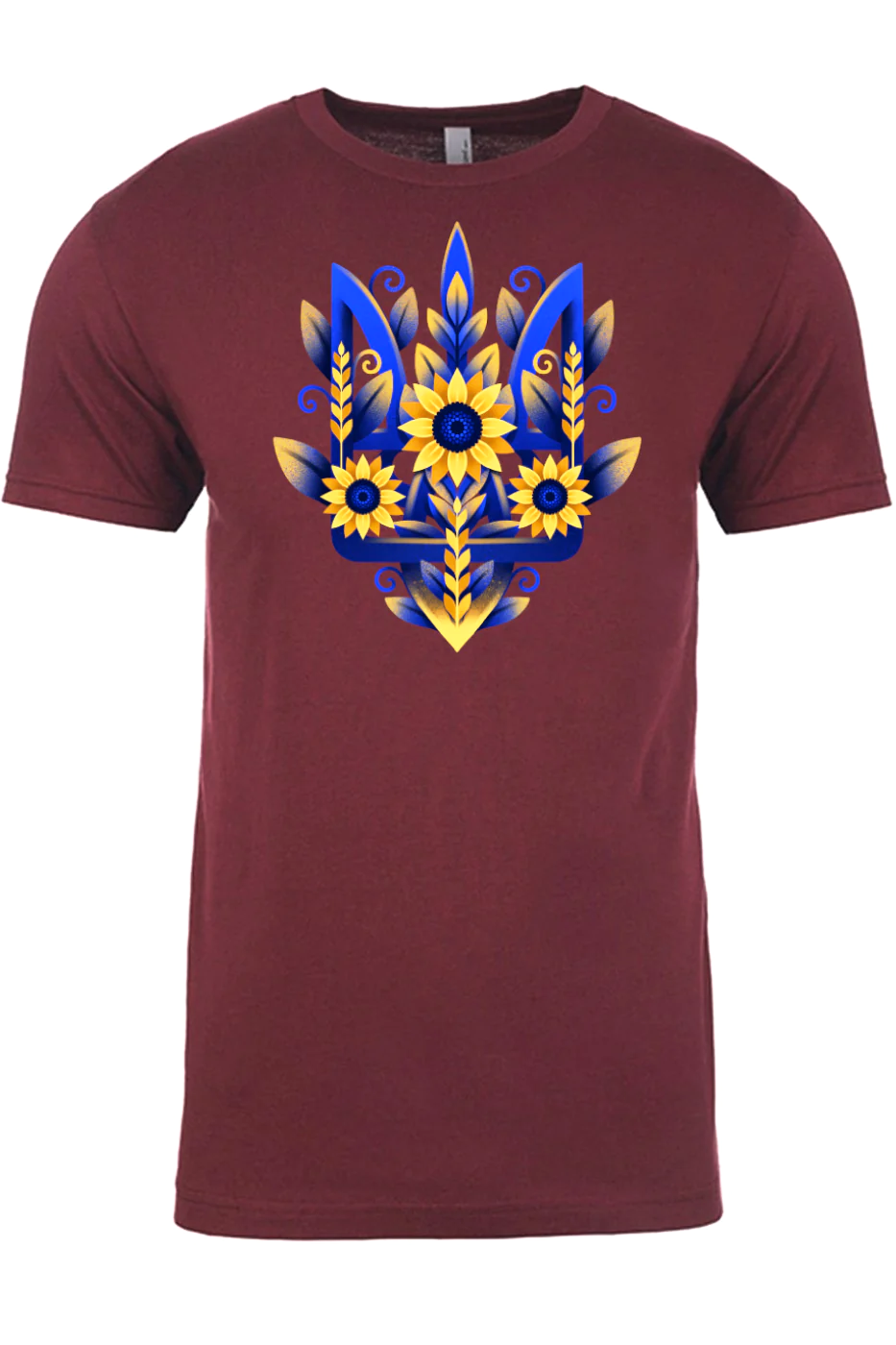 Adult t-shirt "Sunflower Tryzub"