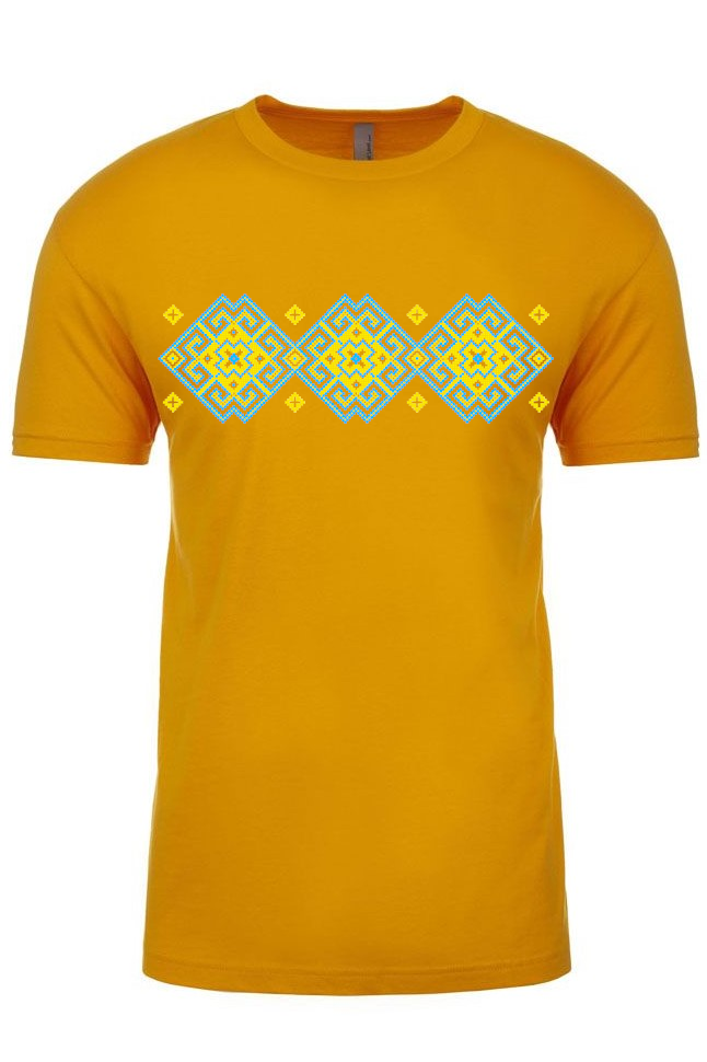 Adult t-shirt "Vortex" yellow