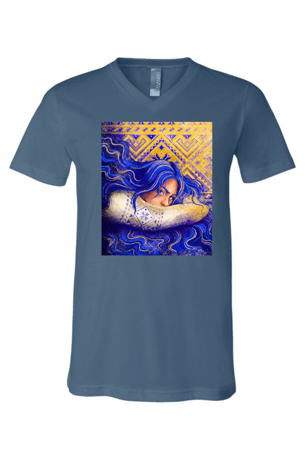 Adult v-neck t-shirt "Nezlamna"