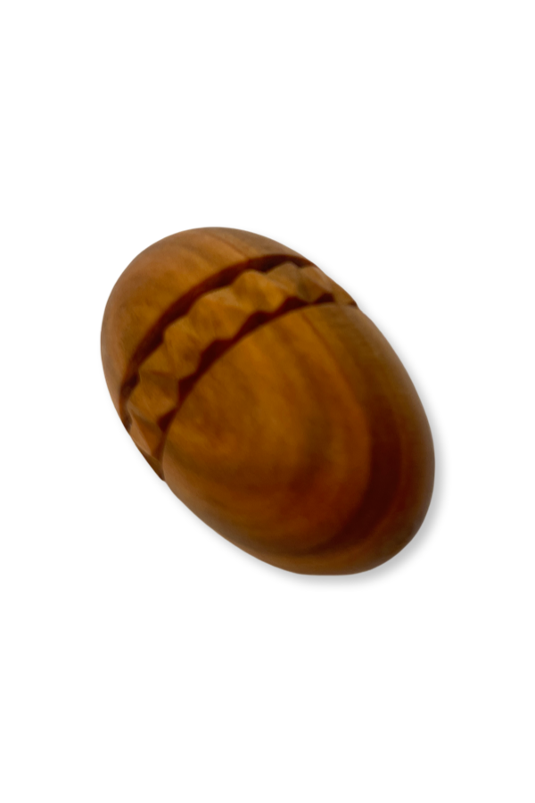 Ukrainian hand-made cherry tree wood egg