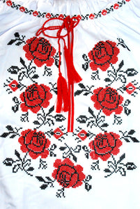 Ukrainian embroidered blouse "Zorya"