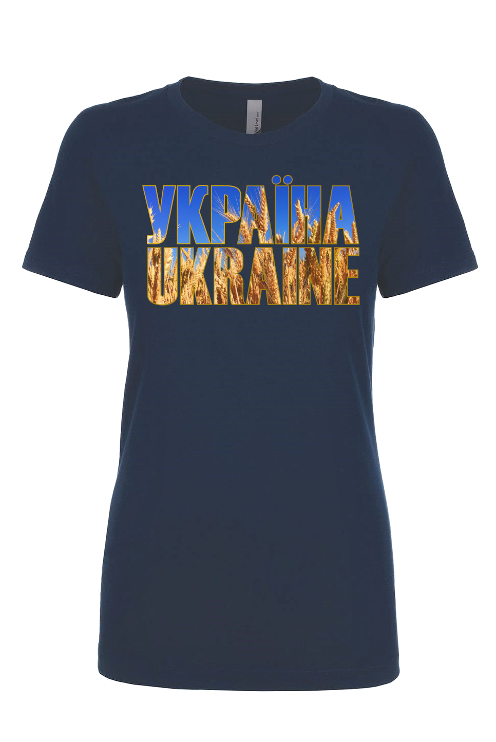 Female fit t-shirt "УКРАЇНА UKRAINE"