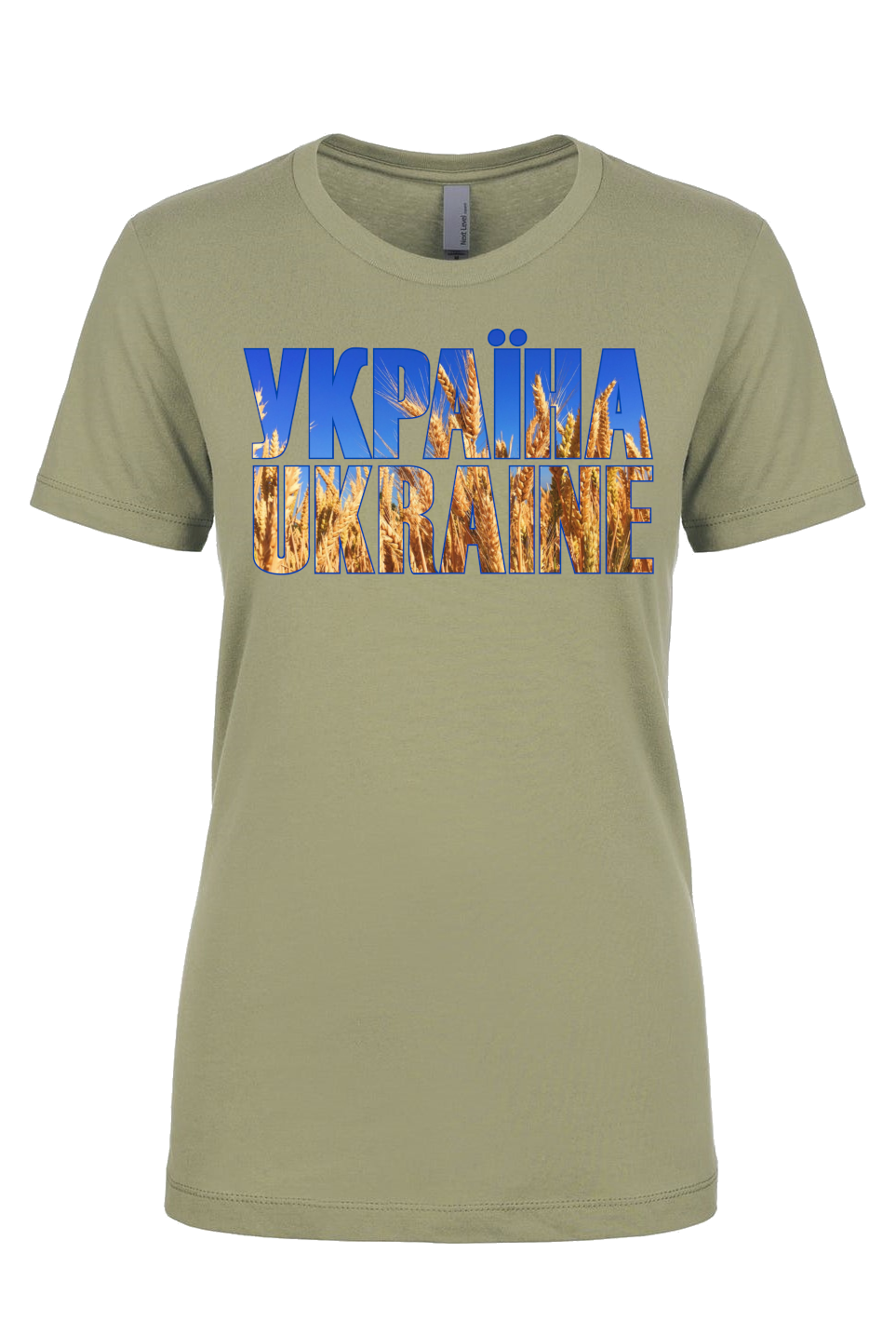 Female fit t-shirt "УКРАЇНА UKRAINE"