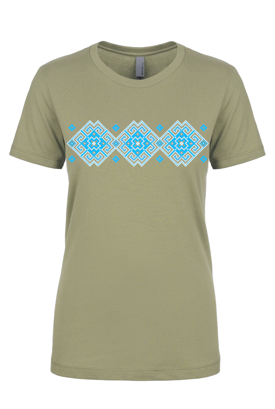 Female fit t-shirt "Vortex" blue