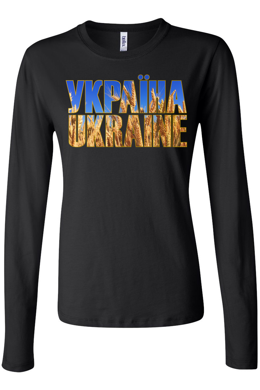 Female long sleeve top "УКРАЇНА UKRAINE"