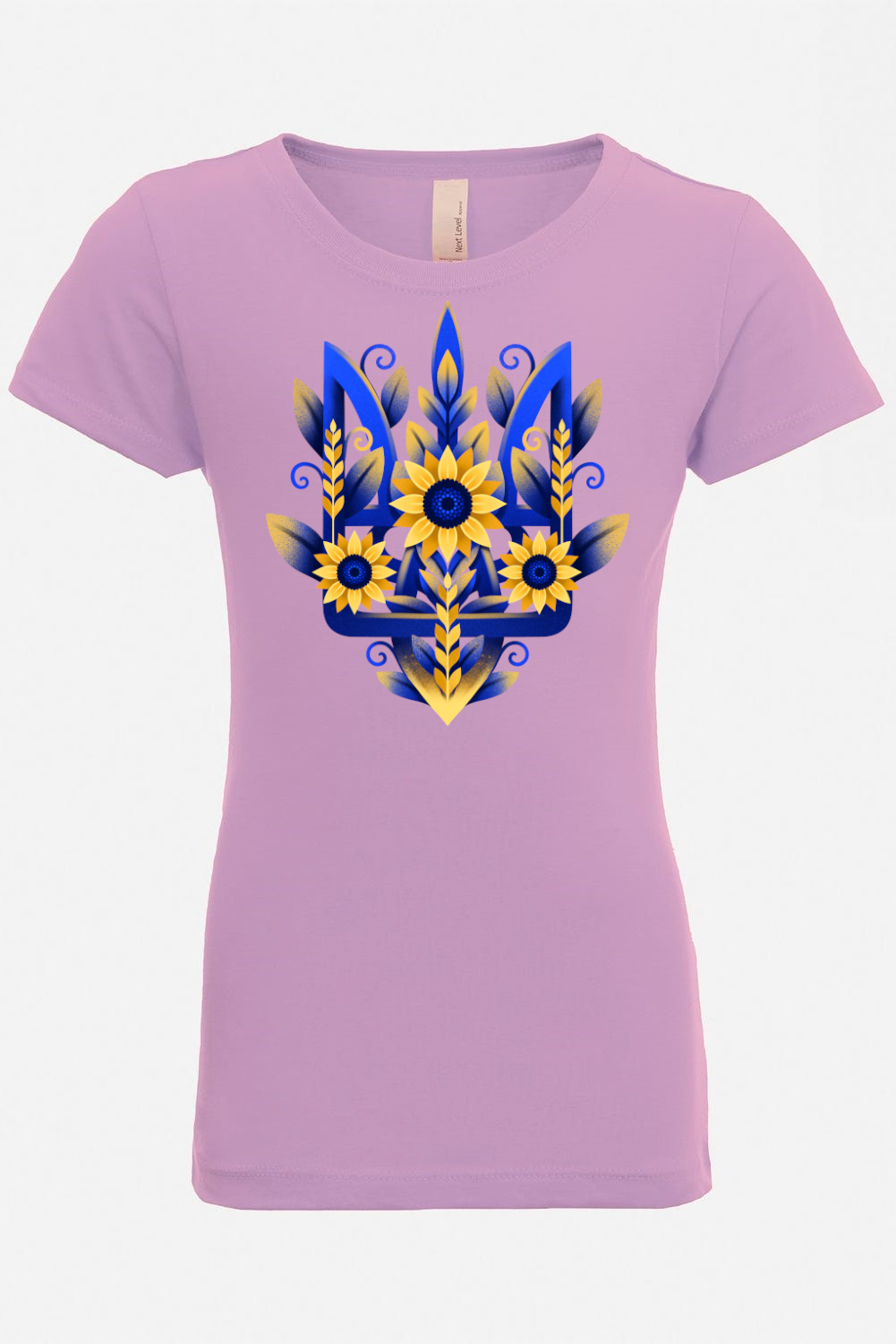 Girl's t-shirt "Sunflower Tryzub"