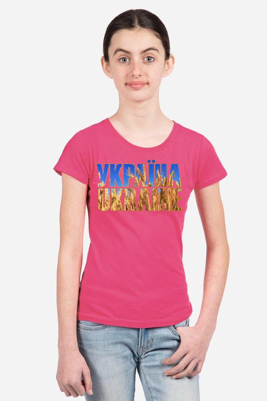 Girl's t-shirt "Україна Ukraine"
