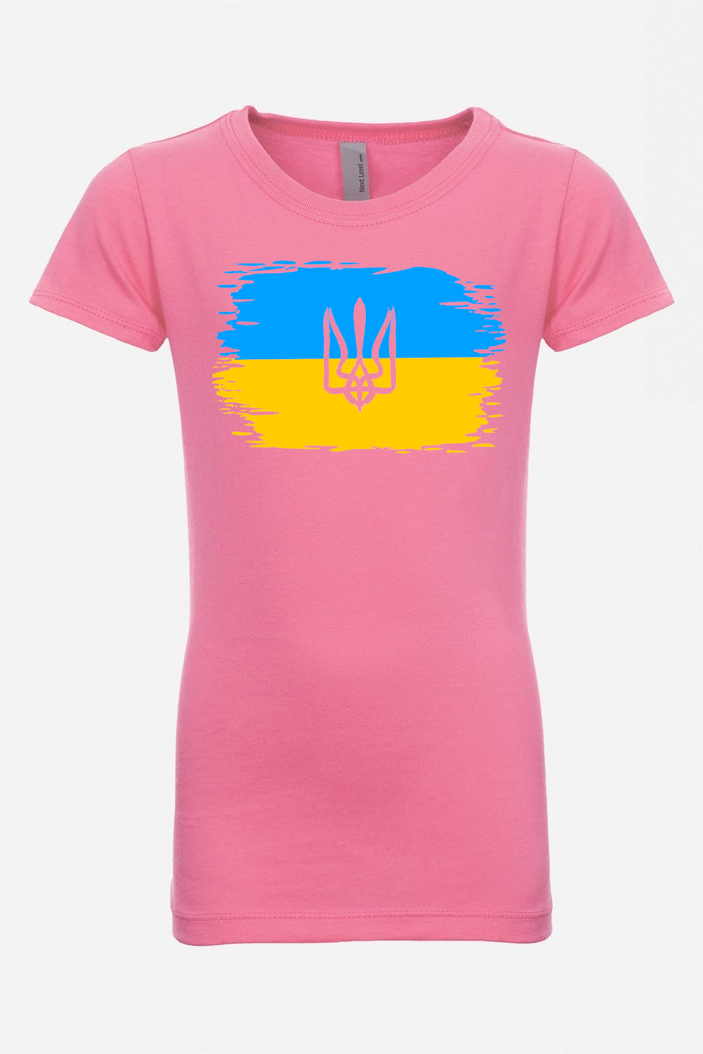 Girl's t-shirt "Ukrainian flag"