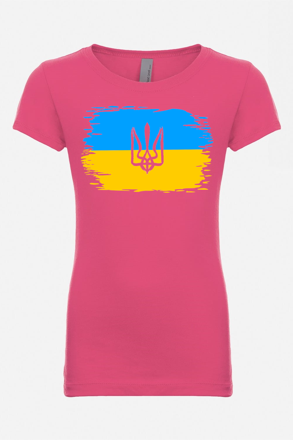 Girl's t-shirt "Ukrainian flag"