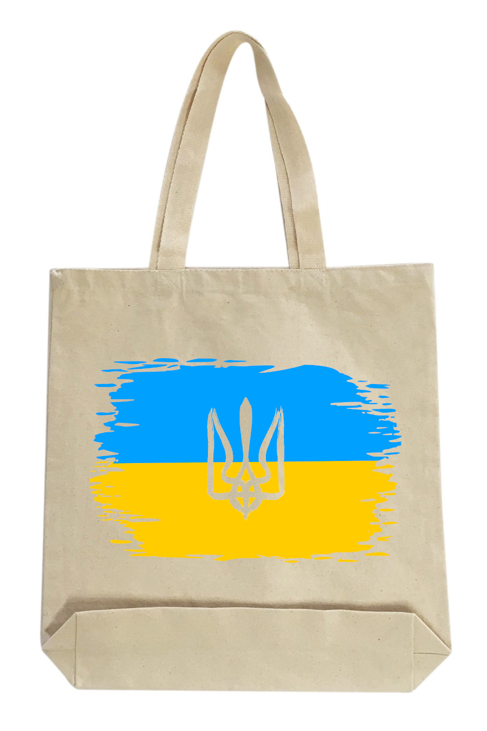 Canvas Tote Bag with Ukrainian print