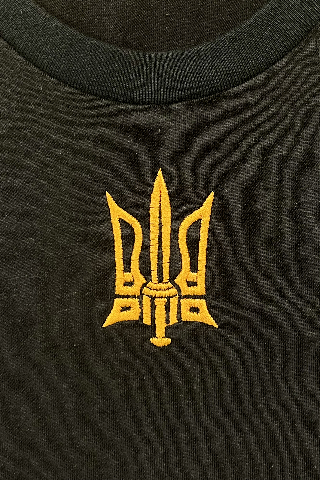 Adult unisex embroidered sweatshirt "Tryzub"