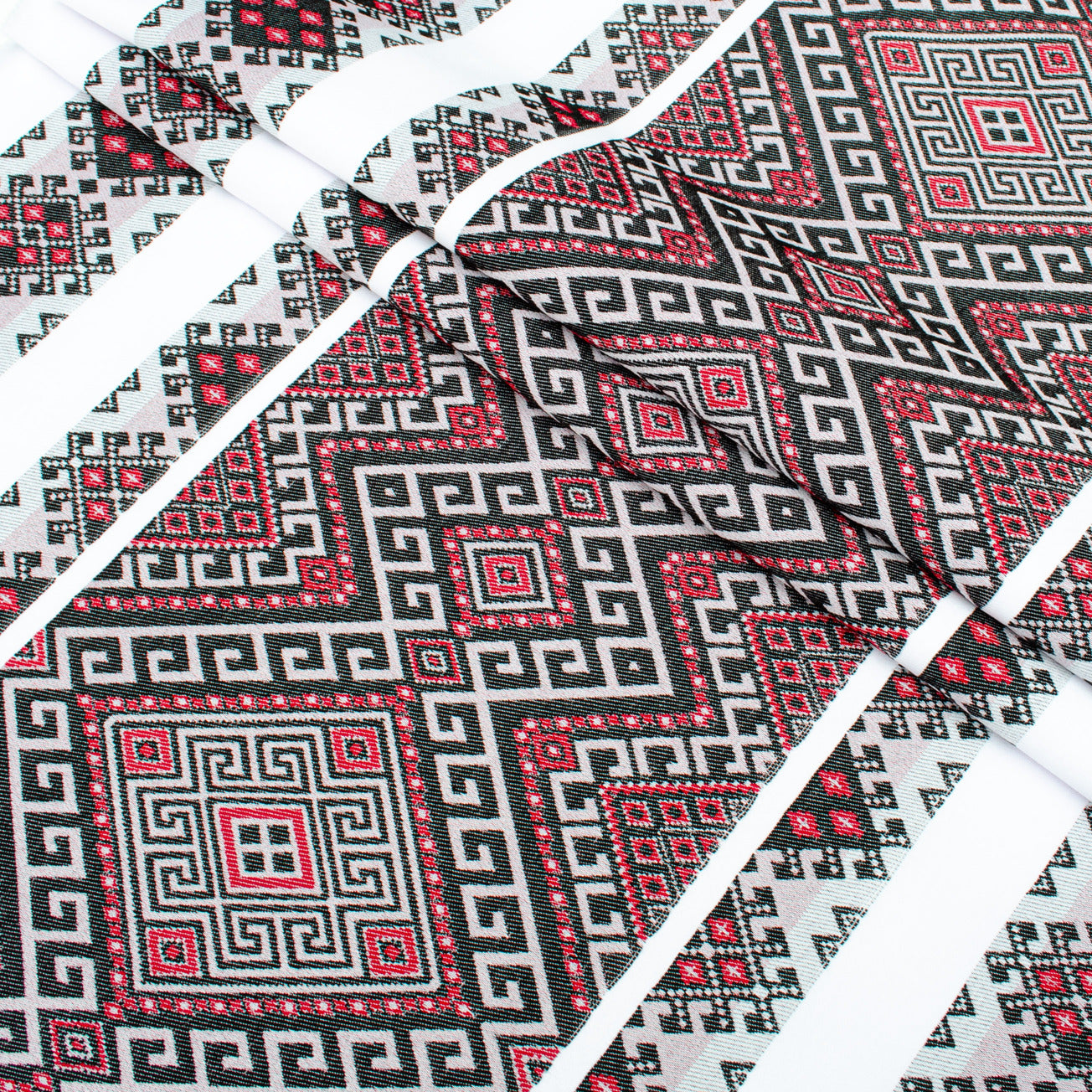 Ukrainian woven fabric "Smereka" by cut