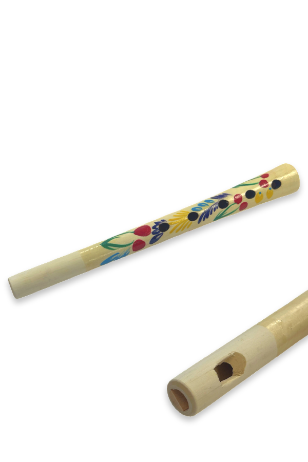 Artisan crafted Ukrainian reed pipe Trembita