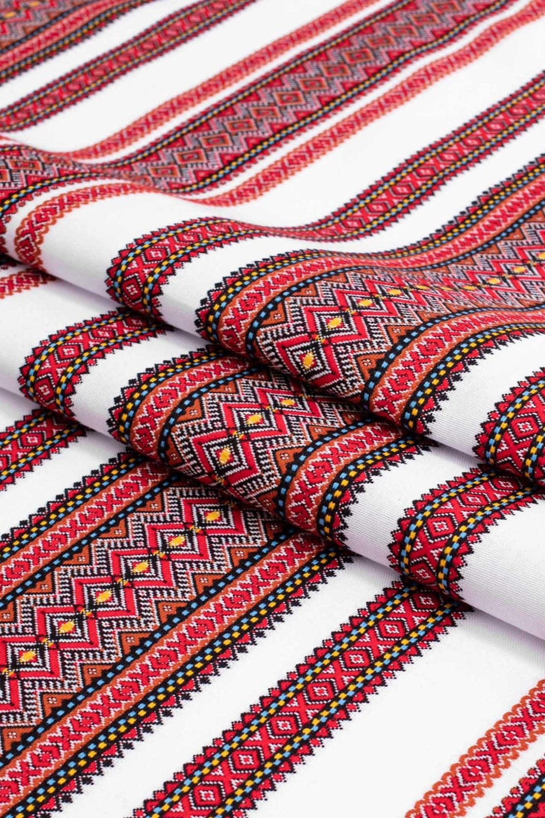 Ukrainian woven fabric "Festive" by yard