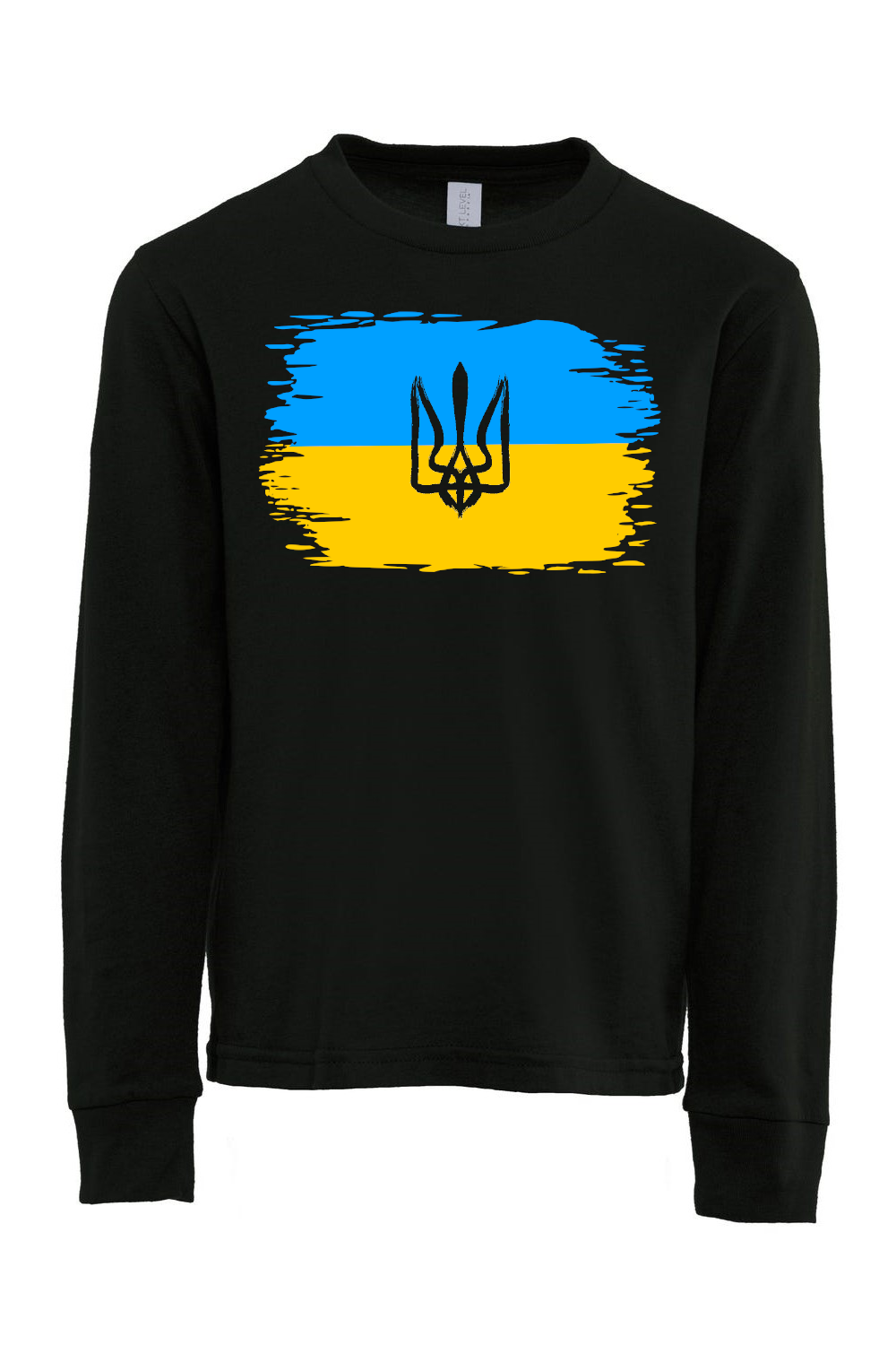 Youth long sleeve shirt "Ukrainian flag"