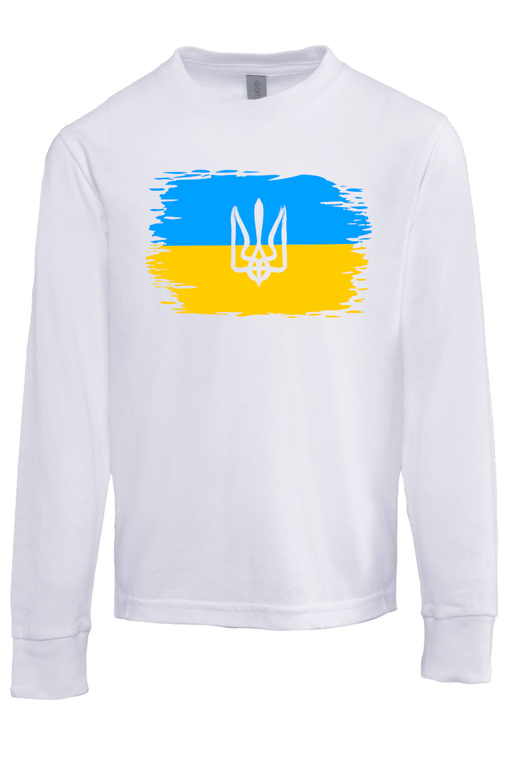 Youth long sleeve shirt "Ukrainian flag"