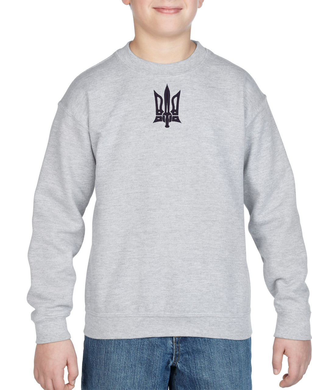 Kids' embroidered sweatshirt "Tryzub"