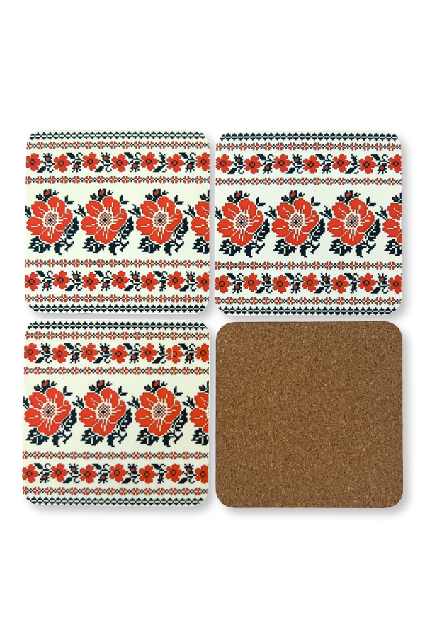 Drink coasters. Set of 4