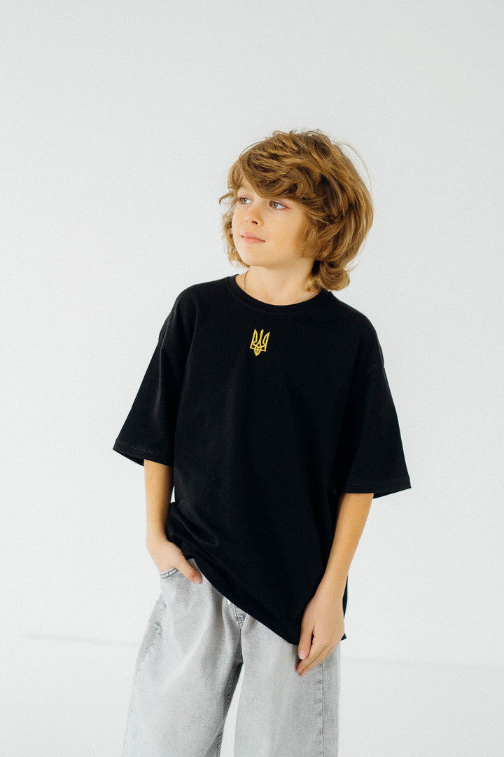 Kid's t-shirt "Golden Tryzub"
