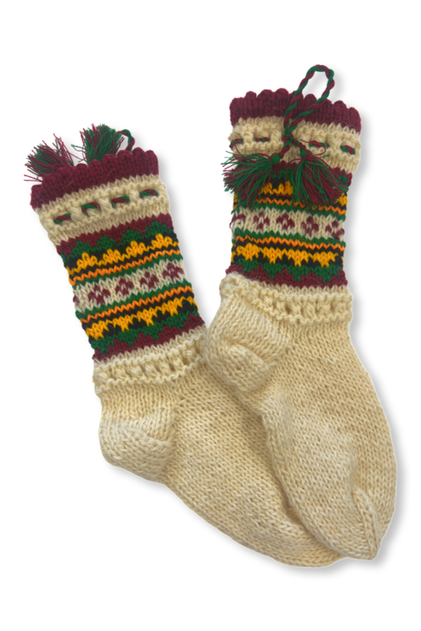 Ukrainian wool socks "Hutsul"