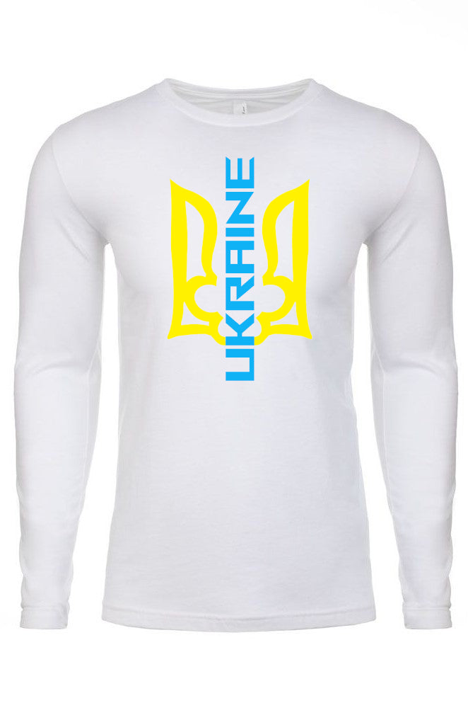 Adult long sleeve shirt "Ukraine Trident"