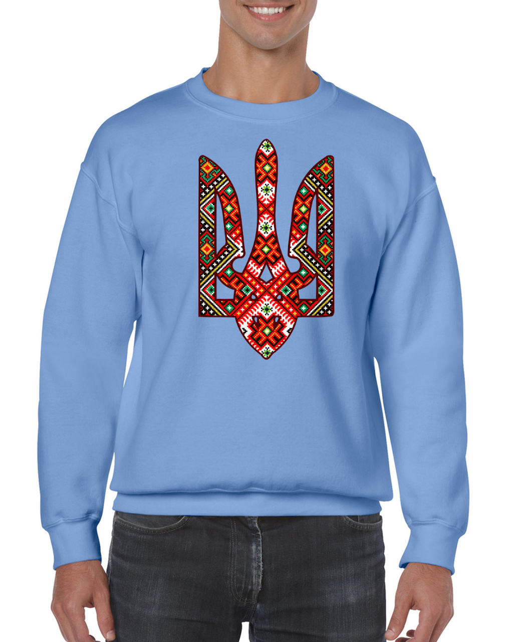 Adult unisex sweatshirt "Etno Tryzub"