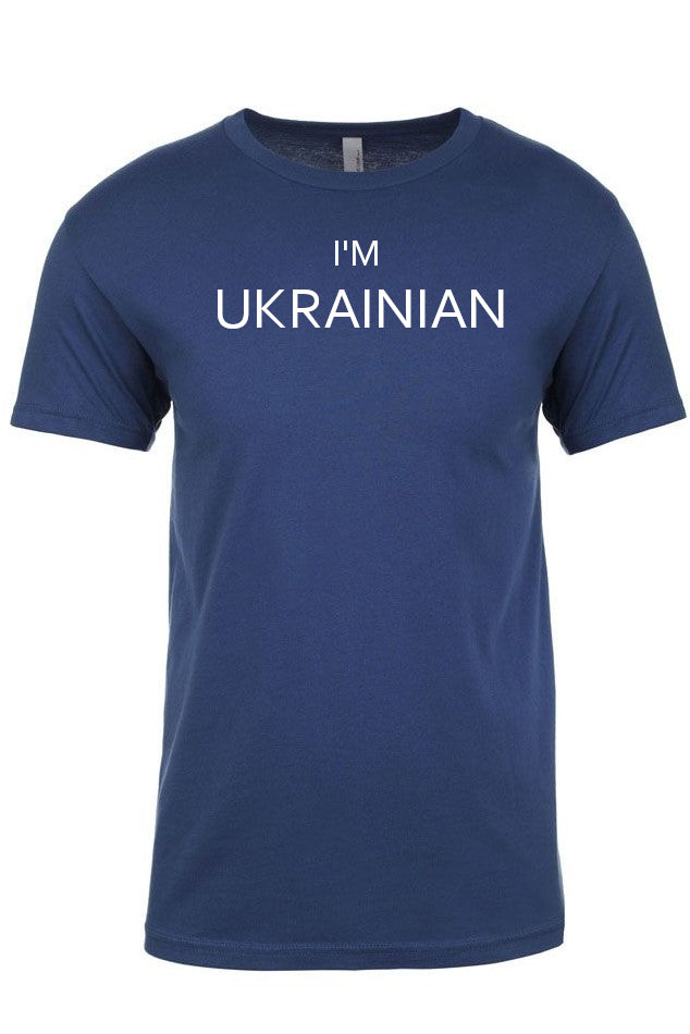 Adult t-shirt "I'M UKRAINIAN"
