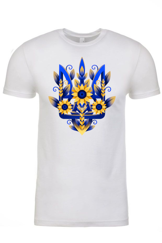 Adult t-shirt "Sunflower Tryzub"
