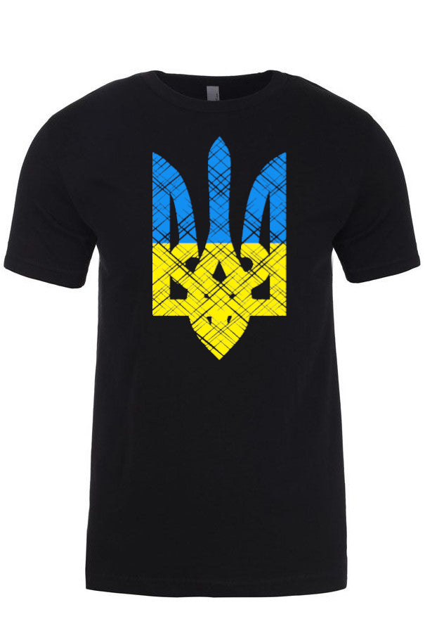 Adult t-shirt "Blue and yellow Trident"
