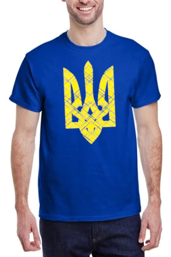 Men's t-shirt "Trident" royal blue