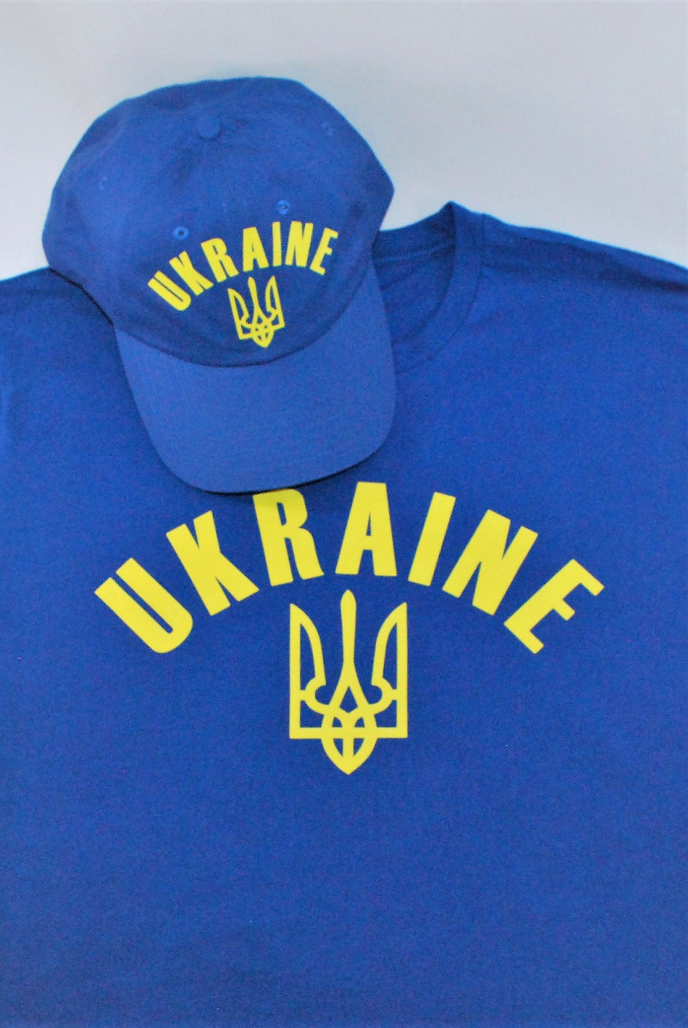 Adult t-shirt "Ukraine" royal blue
