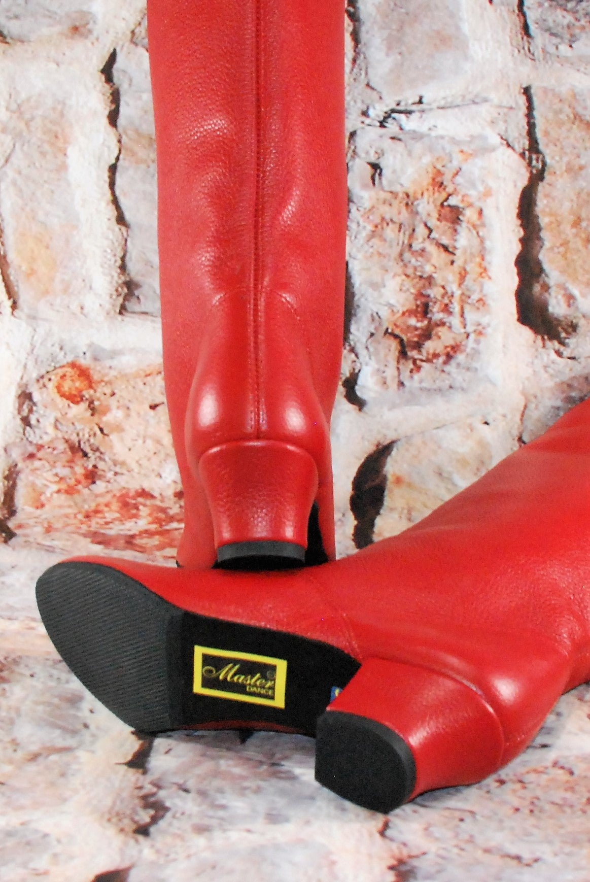 Ukrainian red dancing boots. Women's, girl's