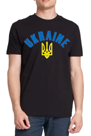 Adult t-shirt "Ukraine" black