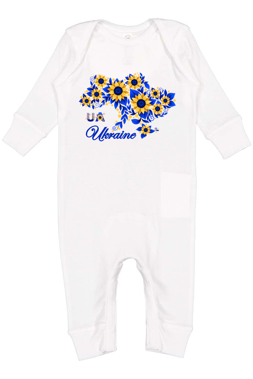 Baby Onesie bodysuit "Sunflower Ukraine"