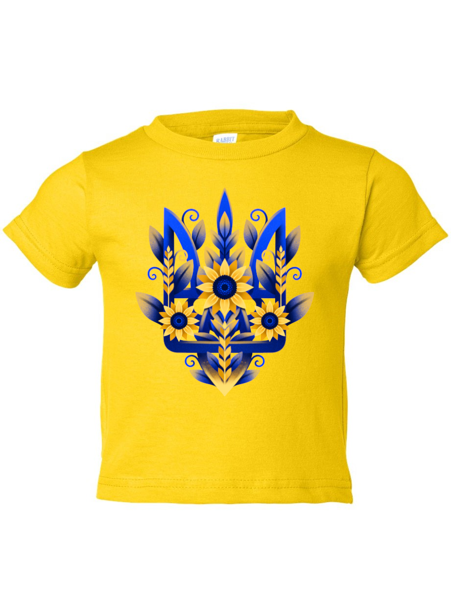 Toddler t-shirt "Sunflower Tryzub"