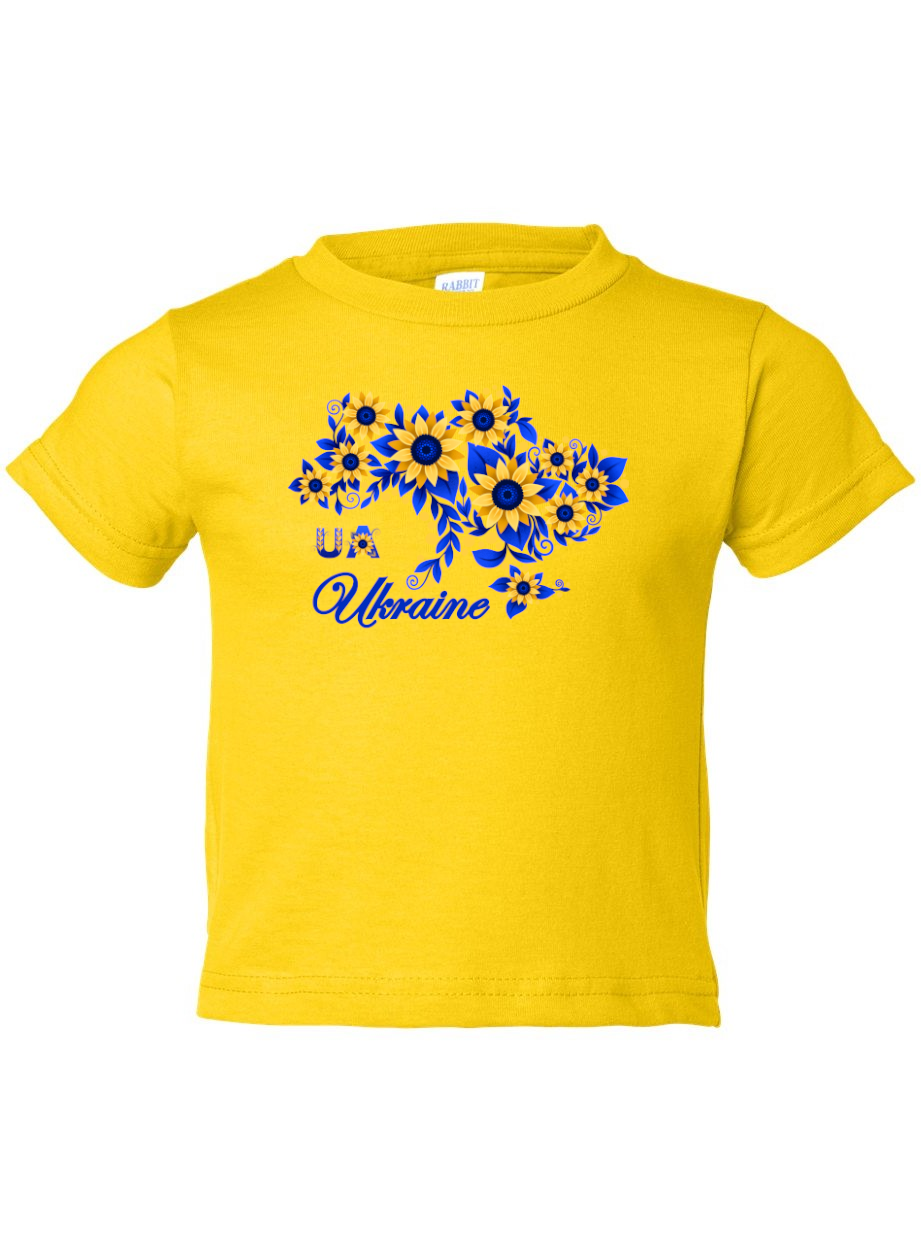 Toddler t-shirt "Sunflower Ukraine"