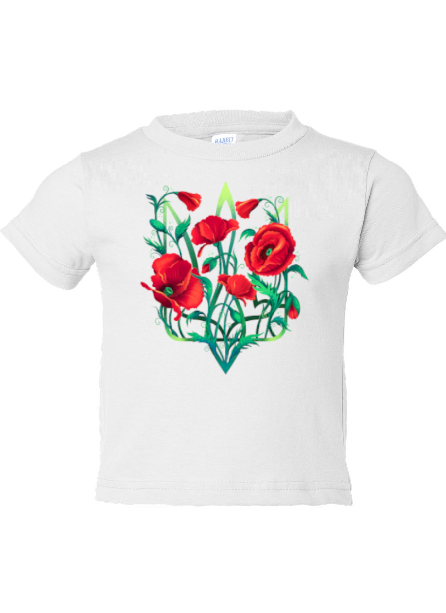 Toddler t-shirt "Poppy Tryzub"