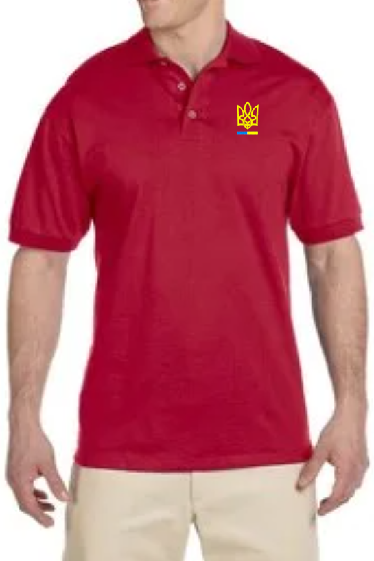 Men's polo shirt "Tryzub"