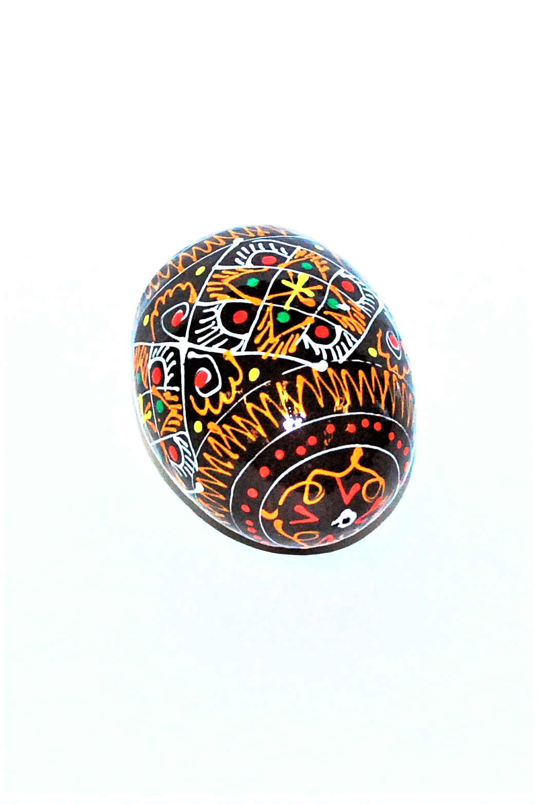 Ukrainian hand-made wood Easter egg "Pysanka"