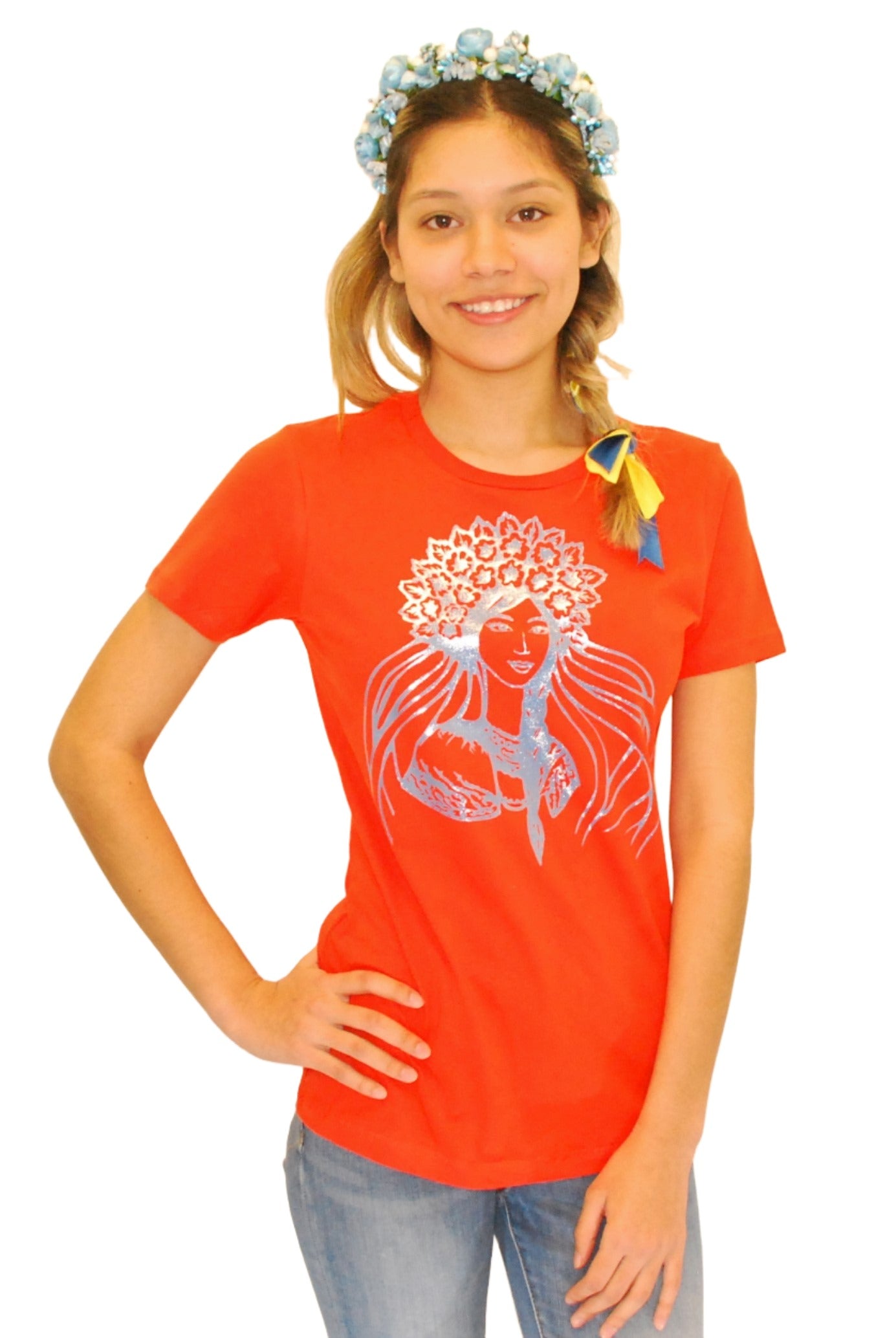 Women's t-shirt "Krasa" orange