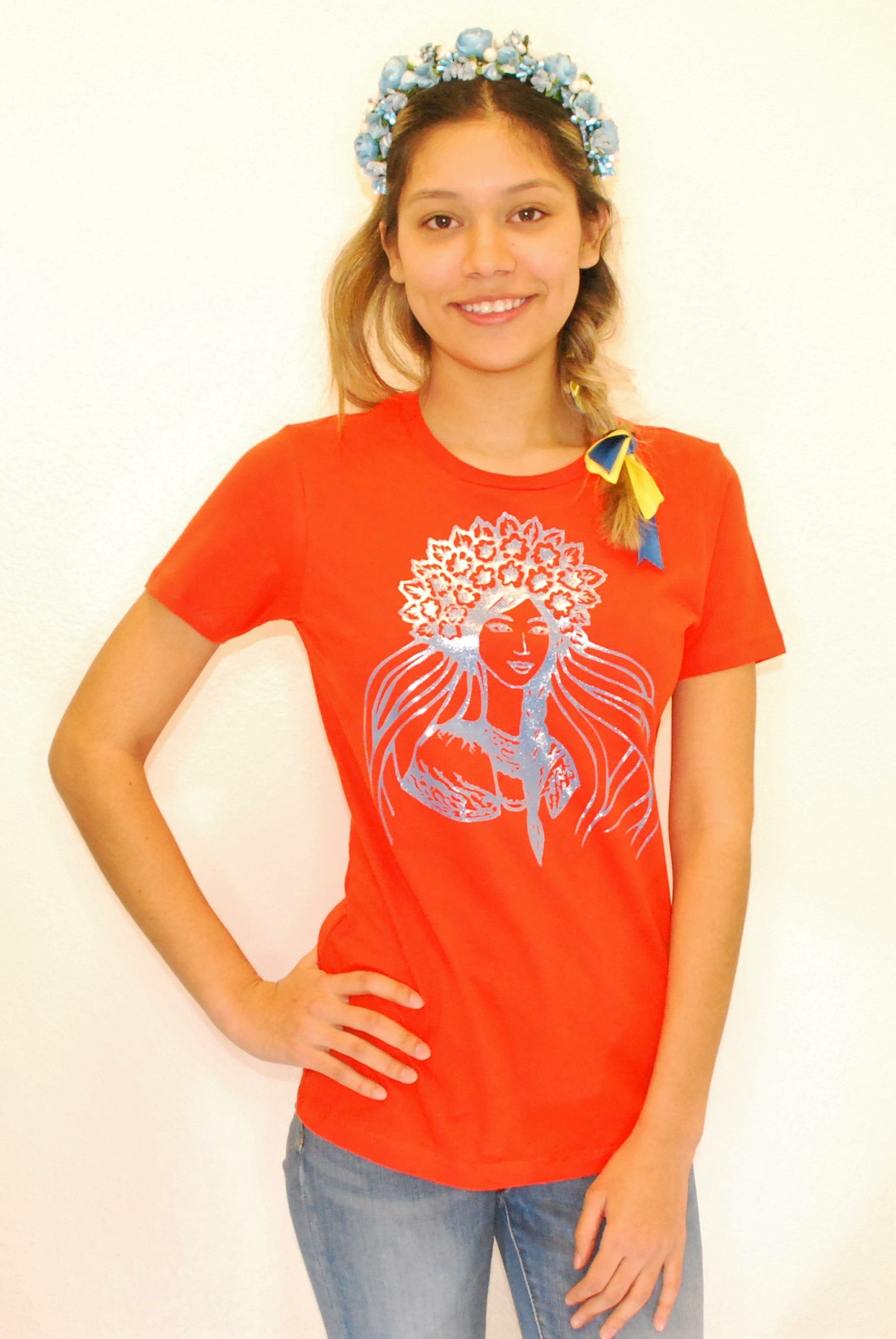 Women's t-shirt "Krasa" orange