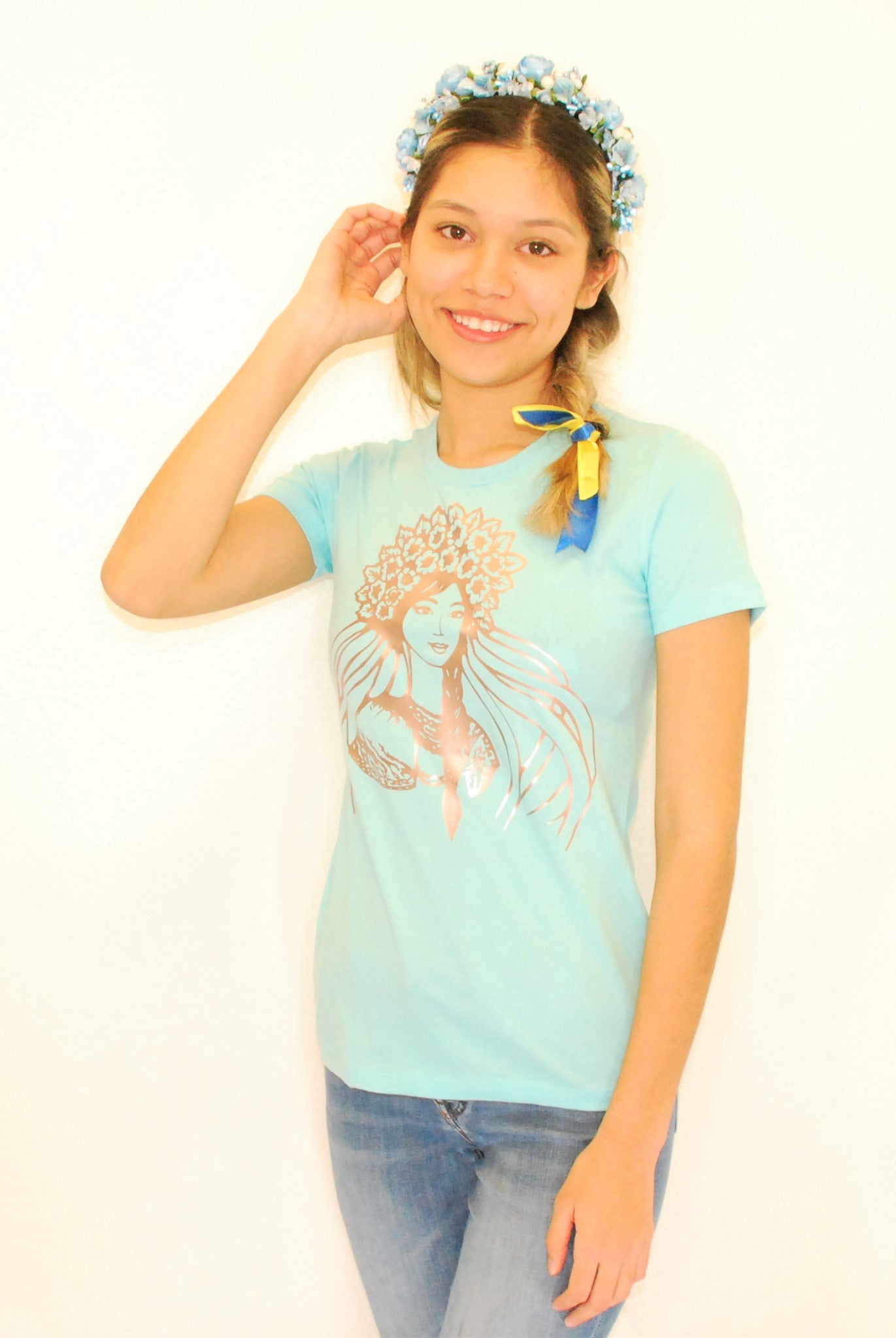 Women's t-shirt "Krasa" Sky blue